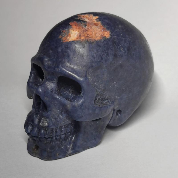 Sapphire Corundum Skull